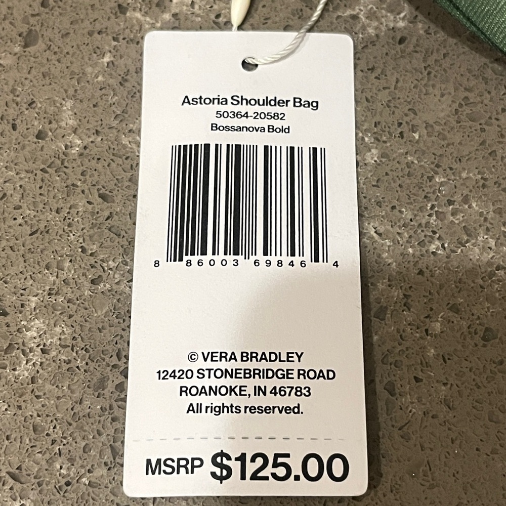 Vera Bradley Astoria Bossanova Bold Shoulder Bag - Picture 11 of 11